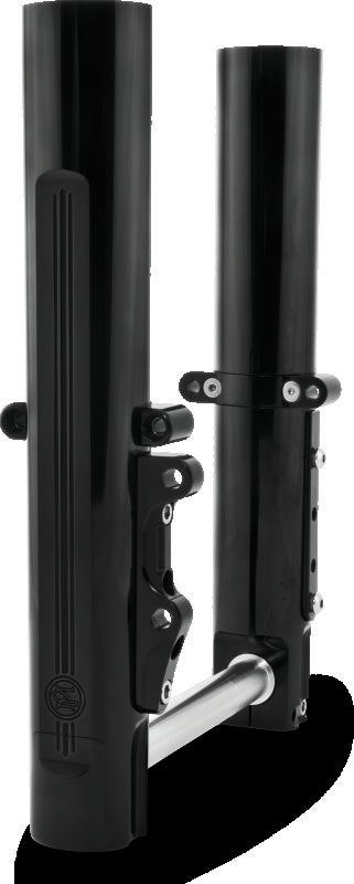 Performance Machine 00-07 FL Lower Leg Assembly - Black Ano 0208-2052-B 0208-2052-B Photo - Primary