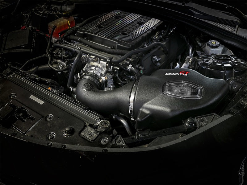 aFe Momentum GT Pro DRY S Cold Air Intake System Chevrolet Camaro ZL1 51-74214 Photo - Mounted