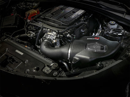 aFe Momentum GT Pro DRY S Cold Air Intake System Chevrolet Camaro ZL1 51-74214 Photo - Mounted