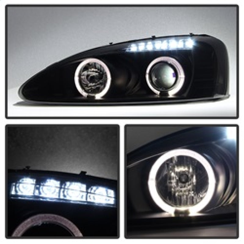 Spyder Pontiac Grand Prix 04-08 Projector Headlights LED Halo LED Blk Smke PRO-YD-PGP04-HL-BSM 5078629 5078629 Photo - Unmounted