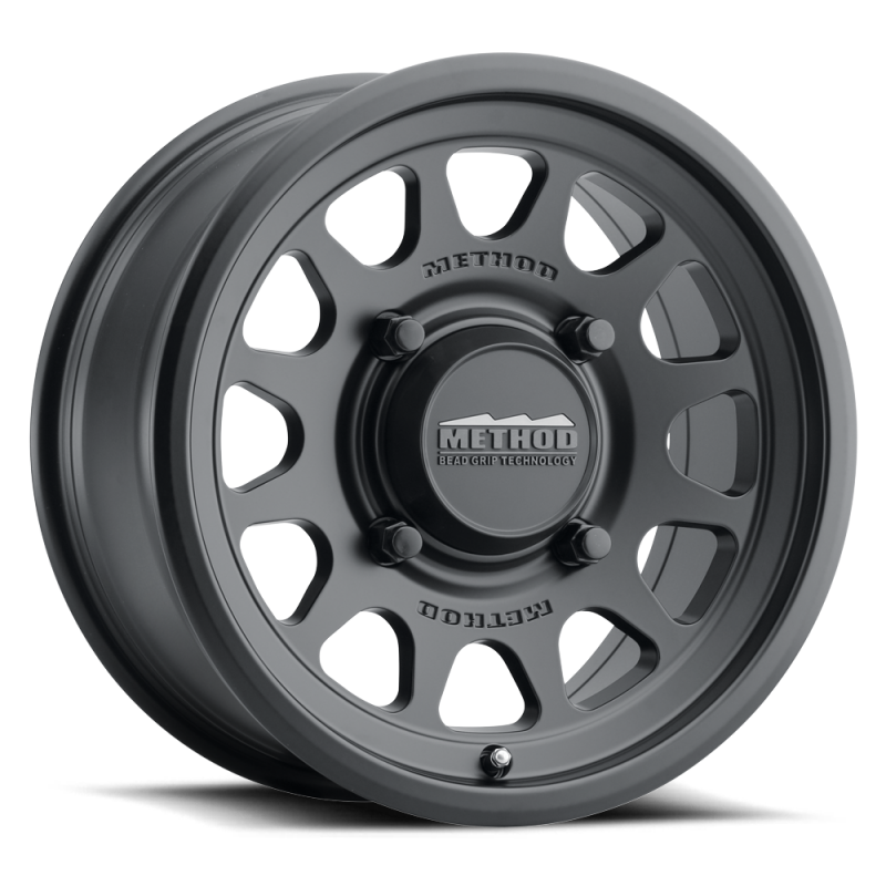 Method Wheels Method MR414 Bead Grip 14x7 / 5+2/+38mm Offset / 4x156 / 132mm CB Matte Black Wheel MR41447046552 MR41447046552 Photo - Primary