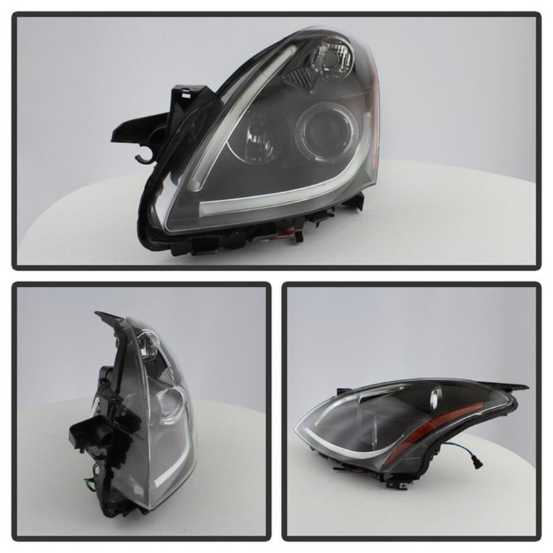 Spyder Nissan Altima 4Dr 10-12 Projector Headlights Light DRL LED Halo Blk PRO-YD-NA104D-LTDRL-BK 5076830 5076830 Photo - Unmounted