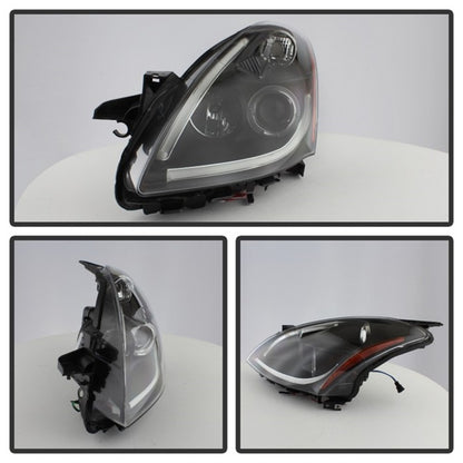 Spyder Nissan Altima 4Dr 10-12 Projector Headlights Light DRL LED Halo Blk PRO-YD-NA104D-LTDRL-BK 5076830 5076830 Photo - Unmounted
