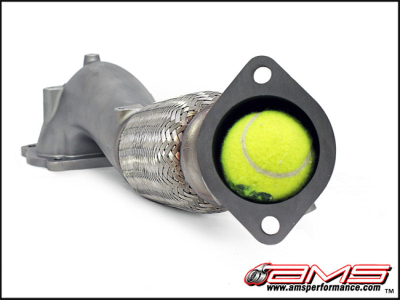 AMS Performance 08-15 Mitsubishi EVO X Widemouth Downpipe w/Turbo Outlet Pipe AMS.04.05.0001-1 AMS.04.05.0001-1 Photo - Primary