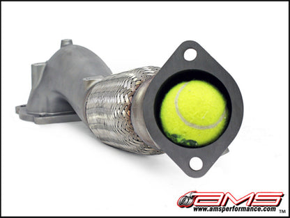 AMS Performance 08-15 Mitsubishi EVO X Widemouth Downpipe w/Turbo Outlet Pipe AMS.04.05.0001-1 AMS.04.05.0001-1 Photo - Primary