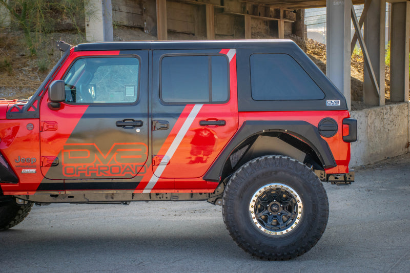 DV8 Offroad 2018+ Jeep Wrangler JL Unlimited Fastback Hard Top HTJLFB-B HTJLFB-B Photo - Mounted
