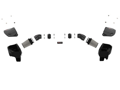 aFe Black Series Stage-2 Carbon Fiber Cold Air Intake System w/ Pro DRY S Media - 18-19 BMW M5 (F90) 58-10005D 58-10005D Photo - Unmounted