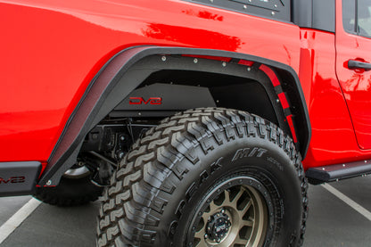 DV8 Offroad 201+ Jeep Gladiator Rear Inner Fenders - Black INFEND-04RB INFEND-04RB Photo - Mounted