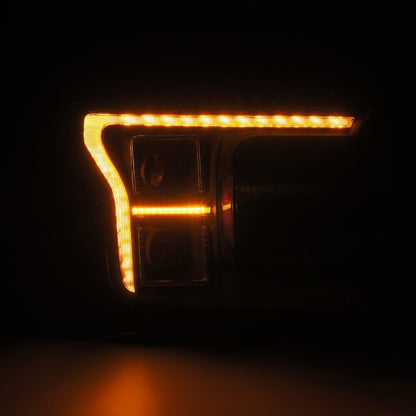 AlphaRex 18-20 Ford F-150 (Req. Conv F150 w/Stock LED) LUXX LED Proj HL Blk Actv Lgt Seq Sig SB DRL 880250 880250 User 3