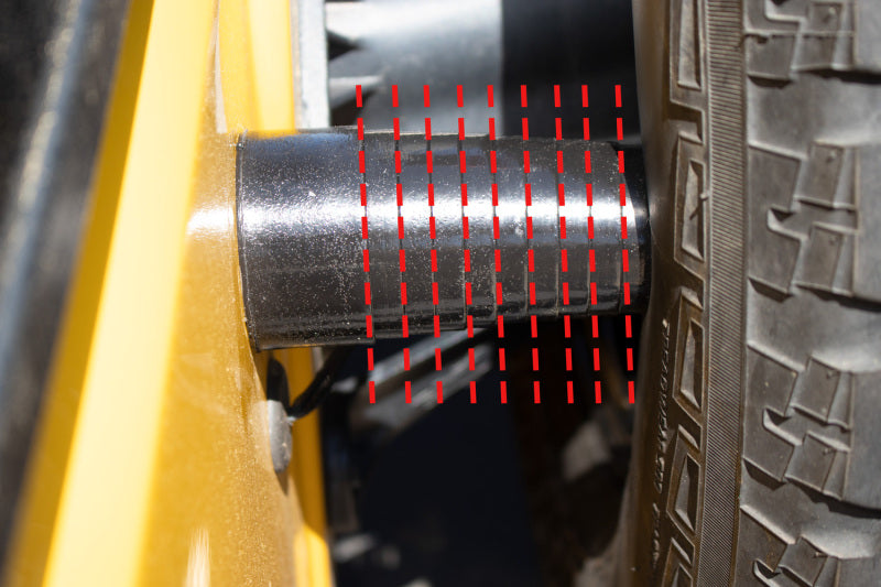 Fishbone Offroad 07-18 Jeep Wrangler JK Tailgate Bump Stop - Black FB47169 FB47169 Photo - lifestyle view
