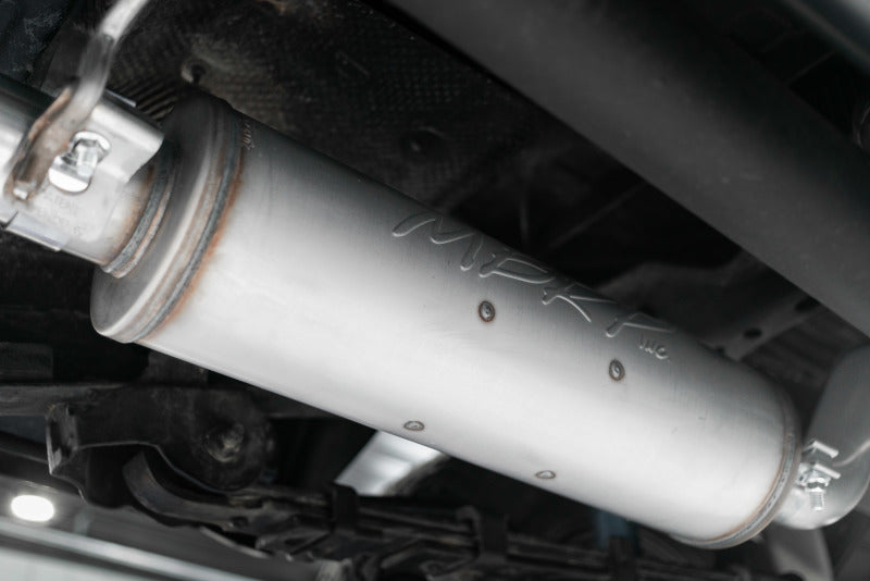 MBRP 2016 Toyota Tacoma 3.5L Cat Back Single Side Exit Aluminized Exhaust S5338AL Photo - Close Up