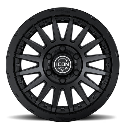 ICON Alloy Recon Pro - 18X9 / 6X5.5 / 40MM / 6.6in. BS - Satin Black 23618909066SB 23618909066SB Photo - Unmounted