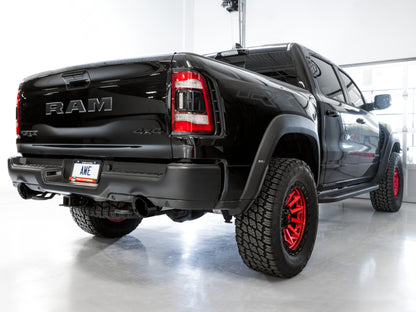 AWE Tuning 2021 RAM 1500 TRX 0FG Cat-Back Exhaust - Diamond Black Tips 3015-33005 3015-33005 Photo - Mounted