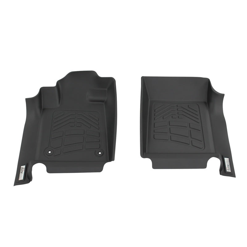 Westin 12-17 Toyota Tundra Reg/Dbl/CrewMax (Double hook) Wade Sure-Fit Floor Liners Front - Blk 72-110054 72-110054 Photo - Primary