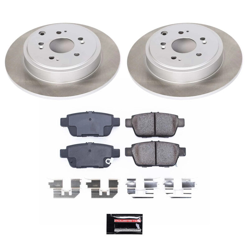 PowerStop Power Stop 06-14 Honda Ridgeline Rear Semi-Coated Rotor Kit SC2431 SC2431 Photo - Primary