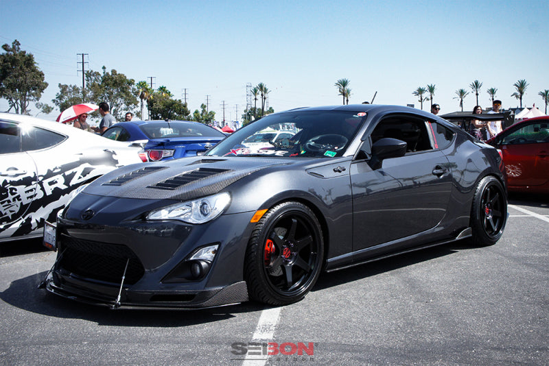 Seibon 12-13 BRZ/FRS Carbon Fiber Hood HD1213SCNFRS-VT Photo - Primary
