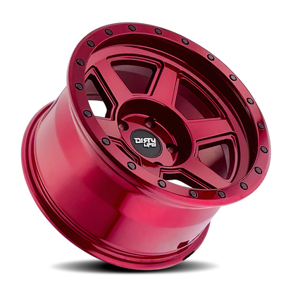 Dirty Life 9315 Compound 17x9 / 6x139.7 BP / -12mm Offset / 106mm Hub Crimson Candy Red Wheel 9315-7983R12 9315-7983R12 Photo - Primary