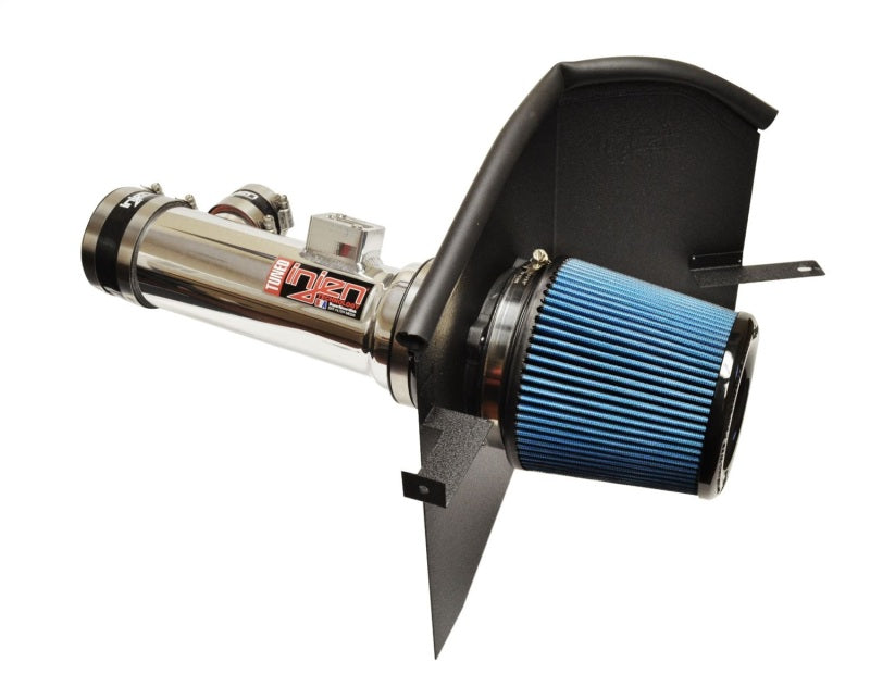 Injen Polished Power-Flow Air Intake System 2016+ Nissan Titan V8 5.6L PF1953P Photo - Primary