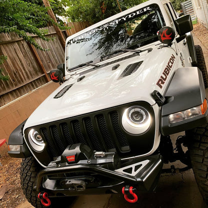 ORACLE Lighting Oracle Oculus Bi-LED Projector Headlights for Jeep JL/Gladiator JT - Matte Black - 5500K 5839-504 5839-504 Photo - lifestyle view