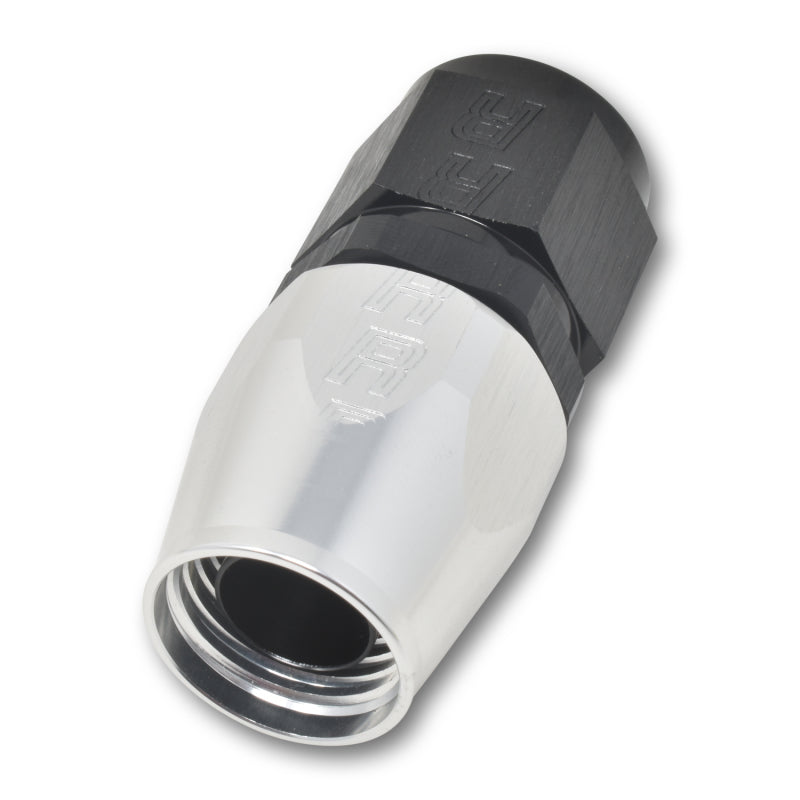 Russell Full Flow Straight Hose Ends - Black / Silver 610023 Photo - out of package