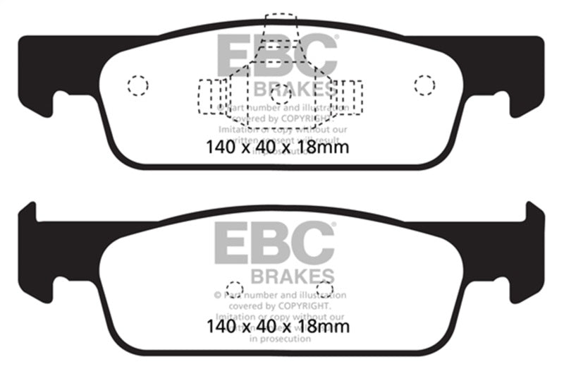 EBC Yellow Stuff Front Brake Pads DP42146R Photo - Primary
