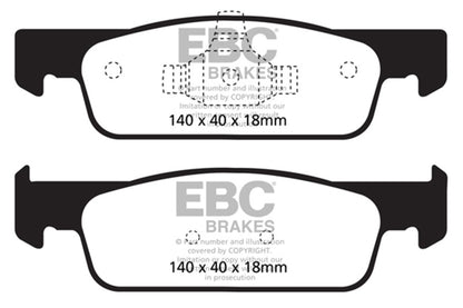 EBC Yellow Stuff Front Brake Pads DP42146R Photo - Primary