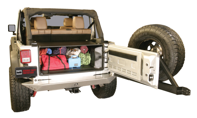 Tuffy Products Tuffy Jk Unlimited Tailgate Enclosure- Black For 2011+ 299-01 299-01 Photo - Mounted