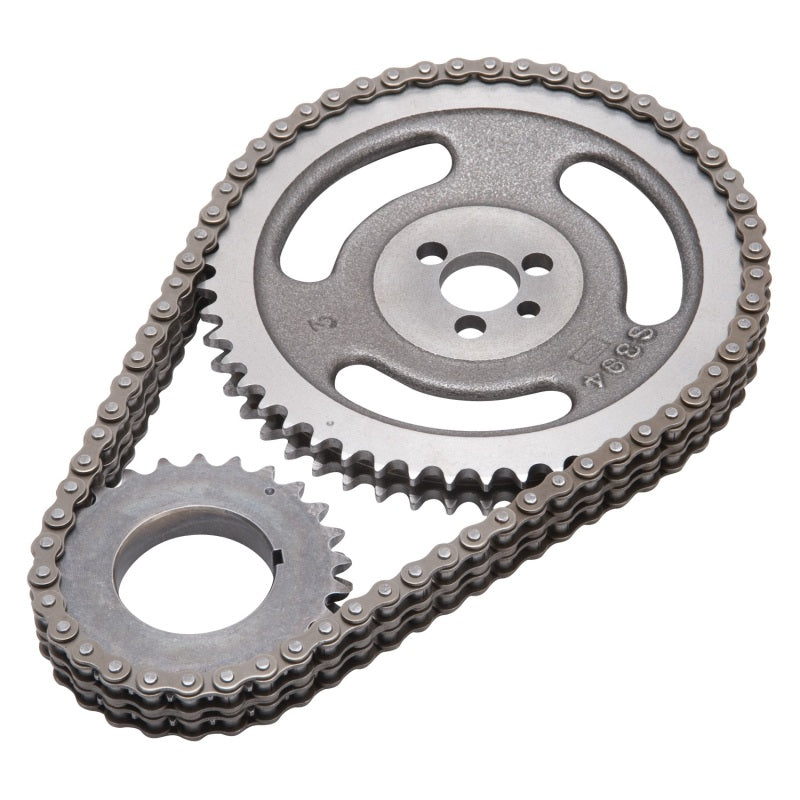 Edelbrock Timing Chain and gear Set BBC Sng/Keyway 7809 Photo - Unmounted