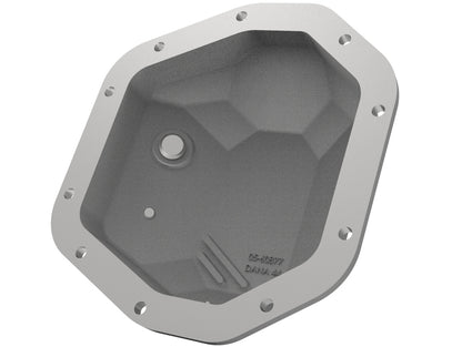aFe 97-18 Jeep Wrangler TJ/JK Dana 44 Street Series Differential Cover w/ Machined Fins - Raw 46-71110A 46-71110A Photo - Unmounted