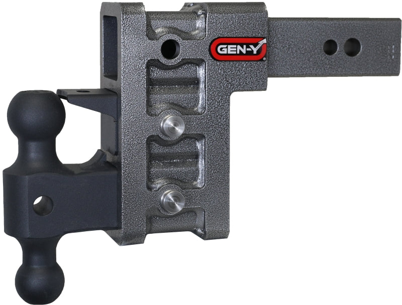 GEN-Y Hitch Gen-Y Mega Duty 2.5in Shank 6in Drop 3500lb TW 32K Hitch w/GH-0161 Dual-Ball/Pintle Lock GH-1623 GH-1623 Photo - Primary