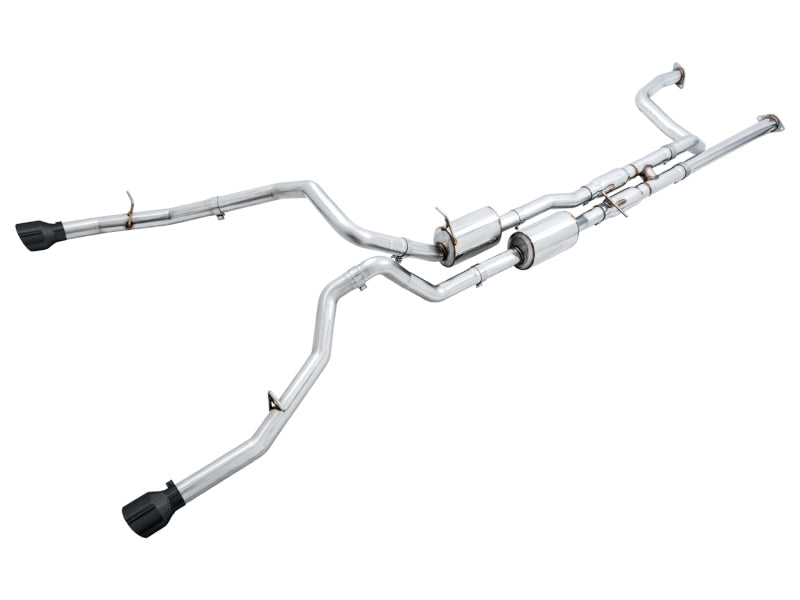AWE Tuning 2021 RAM 1500 TRX 0FG Cat-Back Exhaust - Diamond Black Tips 3015-33005 3015-33005 Photo - Primary