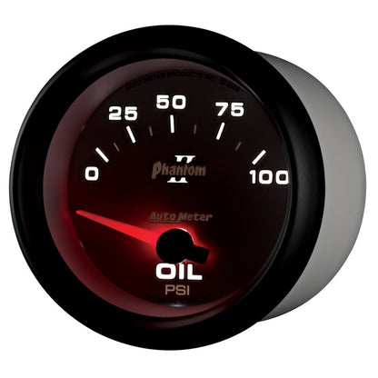 Autometer Gauge, Oil Pressure, 2 5/8", 100Psi, Electric, Phantom II 7827 User 3
