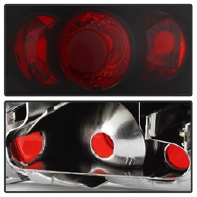 Spyder 02-05 Audi A4 (Excl Convertible/Wagon) Euro Style Tail Lights - Black (ALT-YD-AA402-BK) 5000002 5000002 Photo - Unmounted