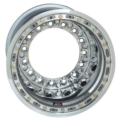 Weld Wide 5 XL Direct Mount 15x14 / 5x10.25 BP / 5in. BS Polished Assembly - Beadlock w/6-Dzus Cover 559-5455-6 559-5455-6 User 1