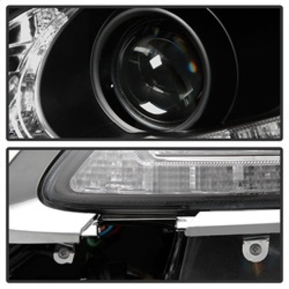Spyder Lexus GS 300 / 350 / 450 06-11 Headlights - HID Model Only - Black PRO-YD-LG06-HID-DRL-BK 5082800 5082800 Photo - Unmounted