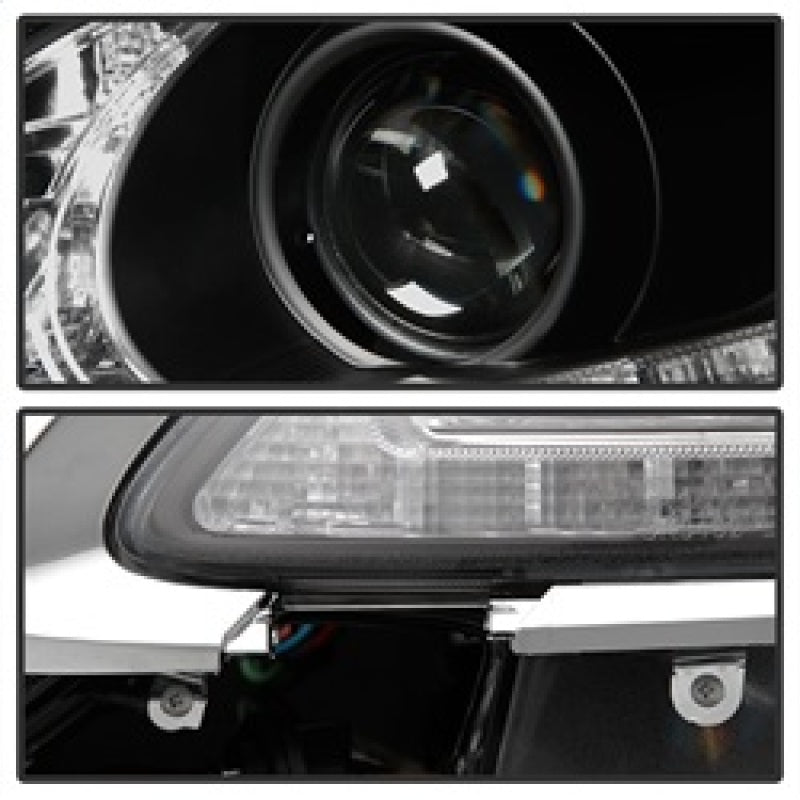 Spyder Lexus GS 300 / 350 / 450 06-11 Headlights - HID Model Only - Black PRO-YD-LG06-HID-DRL-BK 5082800 5082800 Photo - Unmounted