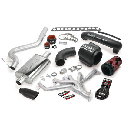 Banks Power 98-99 Jeep 4.0L Wrangler PowerPack System - SS Single Exhaust w/ Black Tip 51331-B 51331-B Photo - Primary