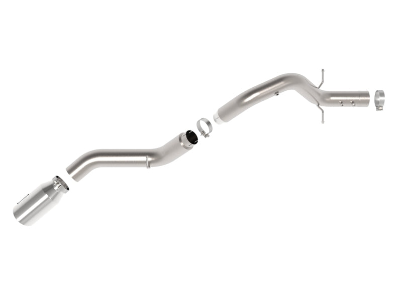 aFe Large Bore-HD 5in 409SS DPF-Back Exhaust System w/Pol Tip 24-25 GM Diesel Trucks V8-6.6L(td) L5P 49-44147-P 49-44147-P Photo - Unmounted
