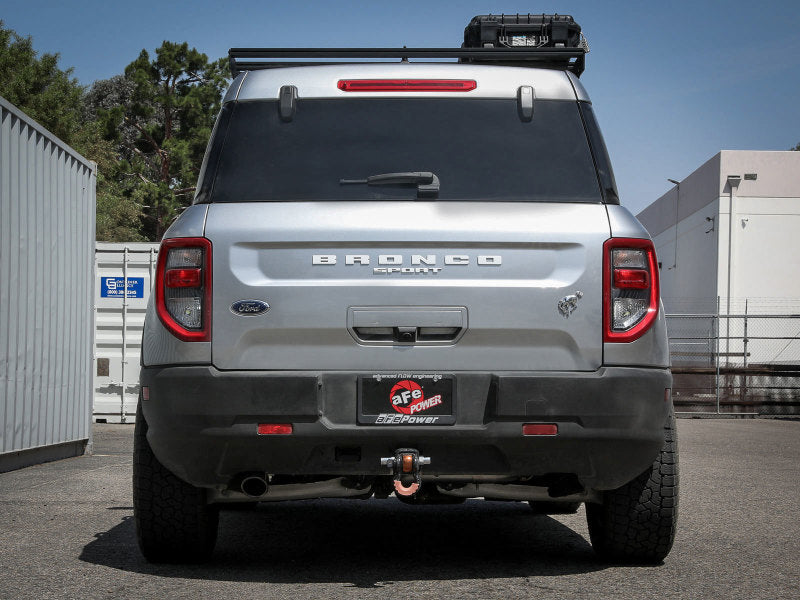 aFe Ford Bronco Sport 21-22 L3-1.5L (t)/L4-2.0L (t) Vulcan Axle-Back Exhaust System- Black Tips 49-33141-B 49-33141-B Photo - Mounted