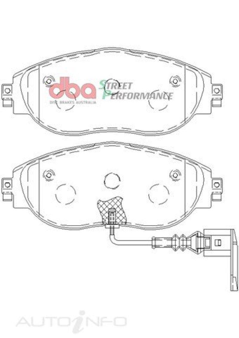 DBA 13-21 Volkswagen Golf R (MK7) SP Performance Front Brake Pads DB8849SP DB8849SP User 1