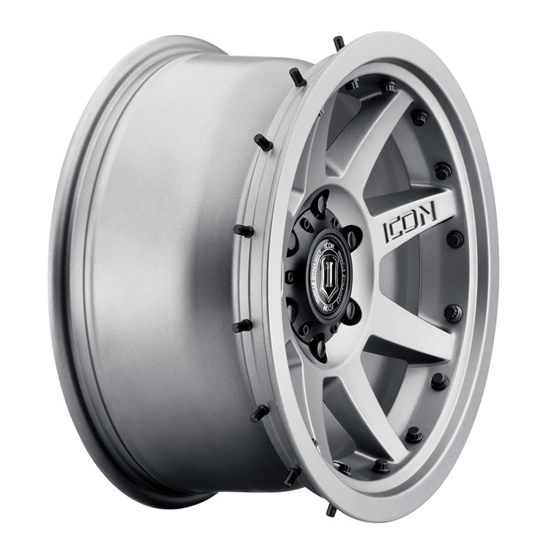 ICON Rebound Pro 17x8.5 6x135 6mm Offset 5in BS 87.1mm Bore Titanium Wheel 21817856350TT 21817856350TT Photo - Unmounted