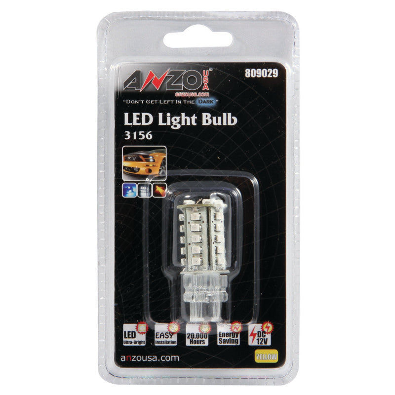 ANZO LED Bulbs Universal 3156/3157 Amber 809029 809029 Photo - Primary