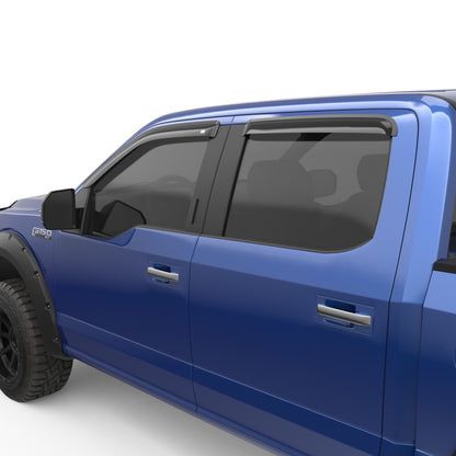 EGR 15+ Ford F150 Super Cab 15+ Tape-On Window Visors - Set of 4 643471 643471 Photo - Close Up