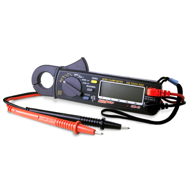Autometer Ac/Dc Current Clamp Meter DM-40 User 1