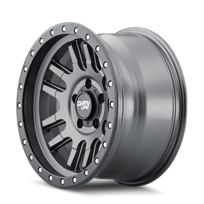Dirty Life 9309 Canyon Pro 17x9/5x150 BP/0mm Offset/110mm Hub Satin Graphite Wheel - Beadlock 9309-7950MGT0 9309-7950MGT0 Photo - Primary