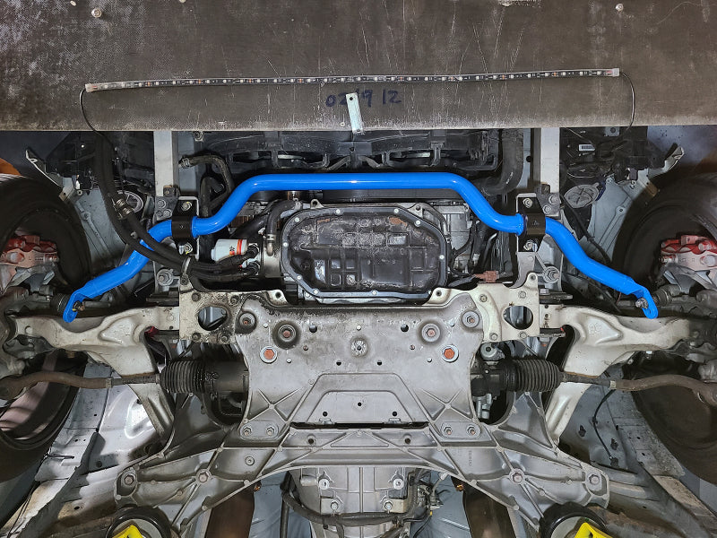 aFe 09-20 Nissan 370Z V6-3.7L Front and Rear Control Sway Bar Set - Blue 440-712001-L 440-712001-L Photo - Mounted