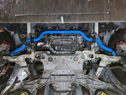 aFe 09-20 Nissan 370Z V6-3.7L Front and Rear Control Sway Bar Set - Blue 440-712001-L 440-712001-L Photo - Mounted