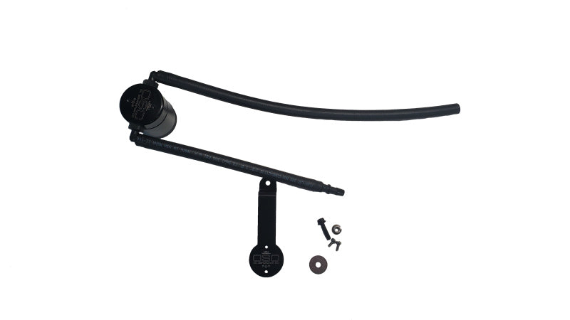 J&L 86-93 Ford Mustang 5.0 302 Passenger Side Oil Separator 3.0 - Black Anodized 3045P-B 3045P-B Photo - Primary