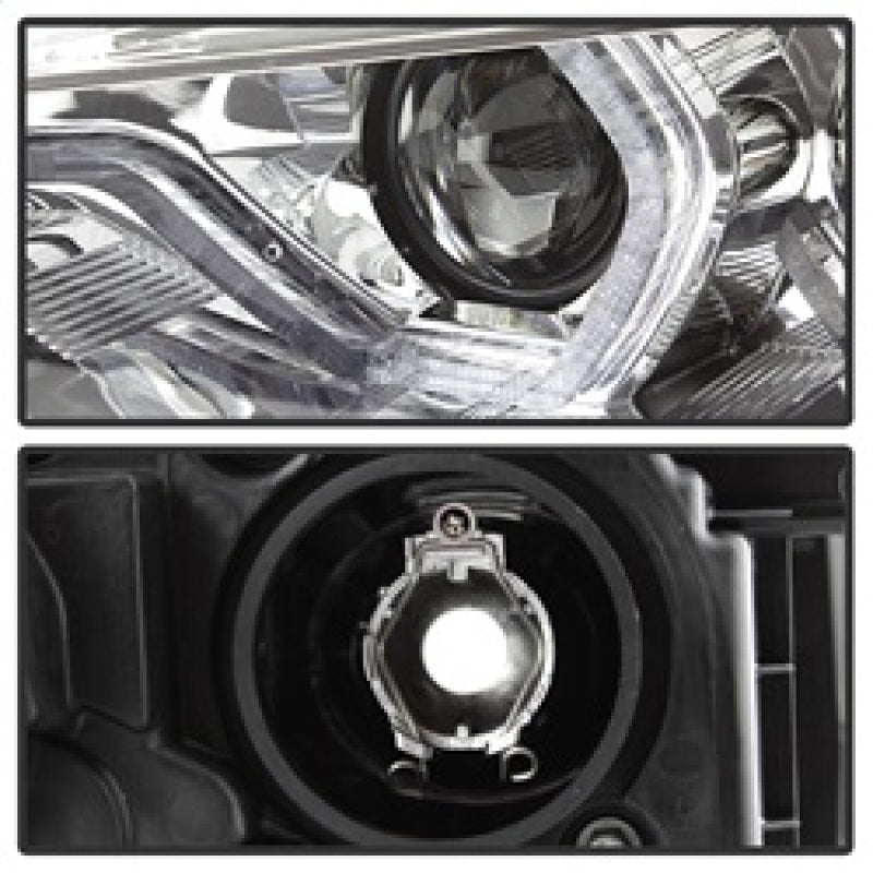 Spyder 12-14 BMW F30 3 Series 4DR Projector Headlights - LED DRL - Chrome (PRO-YD-BMWF3012-DRL-C) 5084354 5084354 Photo - Unmounted