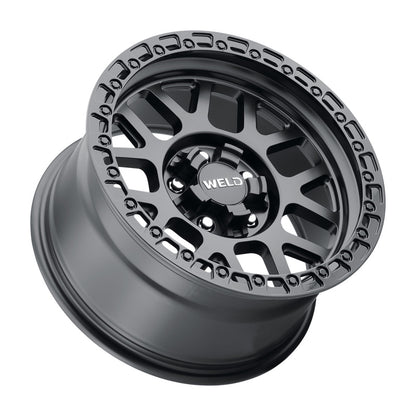 Weld Off-Road W104 17X9.0 Cinch 5X114.3 5X127 ET00 BS5.00 Satin Black Gloss Black 78.1 W10479026500 W10479026500 Photo - Primary